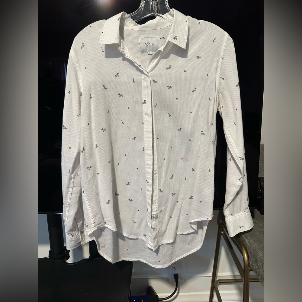 Rails “Eiffel Tower” Taylor Button Up